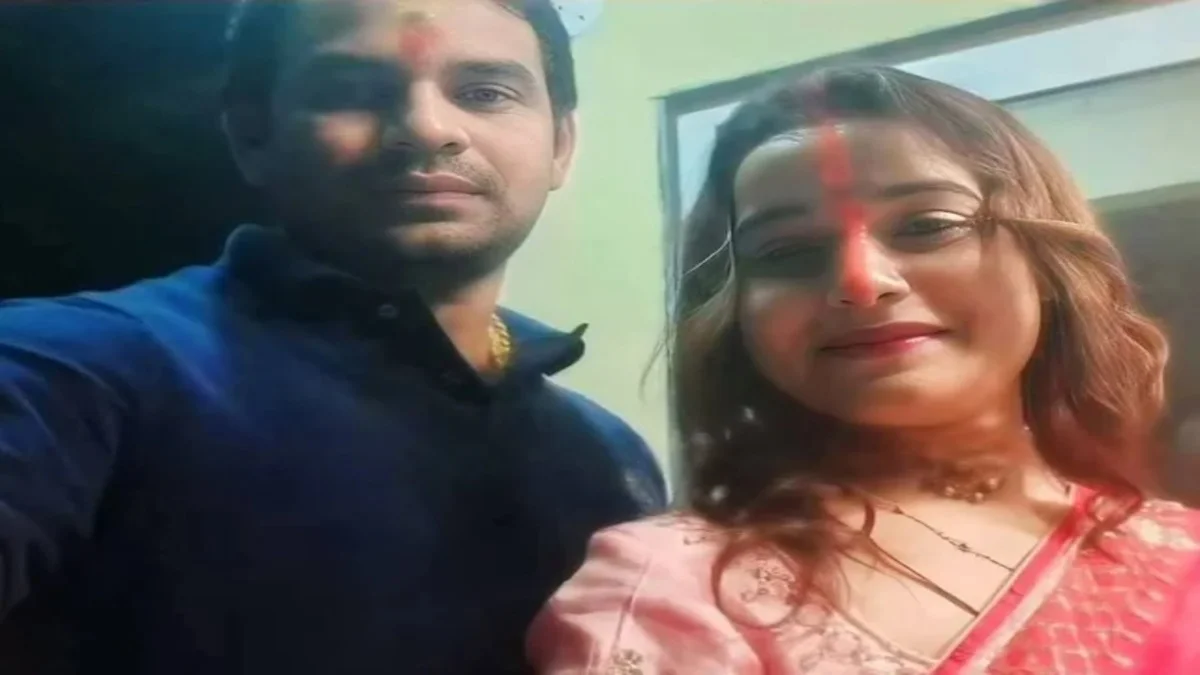 Tej Pratap Yadav with Anushka Yadav in a candid moment